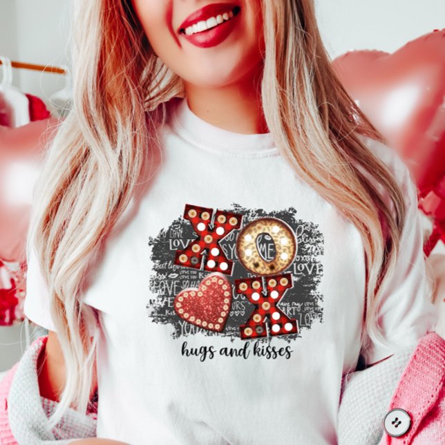 Liebe Hugs Valentine T-Shirt (Von Creator hochgeladen)