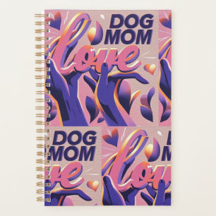 Liebe Hund Mum Pink Lila Planer