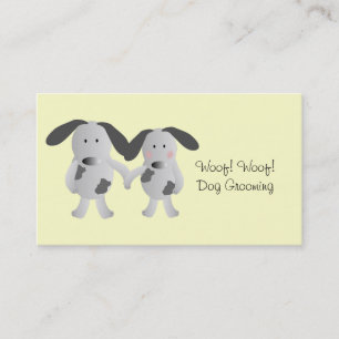 Liebe Hunde-Grooming-Visitenkarte Visitenkarte