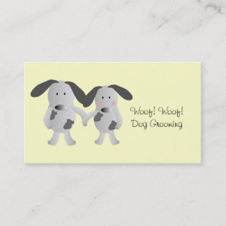 Liebe Hunde-Grooming-Visitenkarte Visitenkarte