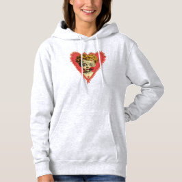 Liebe Hurt Fun Steampunk Cherub Angel Zombie Doll Hoodie