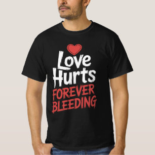Liebe Hurts Gothic Horror Halloween T-Shirt