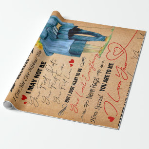 Liebe Husband Brief an meinen Mann I Liebe Sie Geschenkpapier
