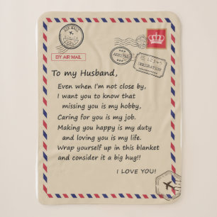 Liebe Husband   Brief an meinen Mann I Liebe Sie Sherpadecke
