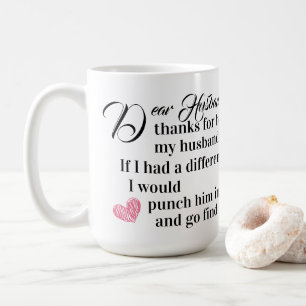 Liebe Husband, vielen Dank für mein Ehemann Kaffeetasse