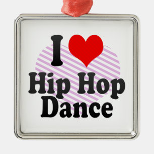 Liebe I angesagter Hopfentanz Silbernes Ornament