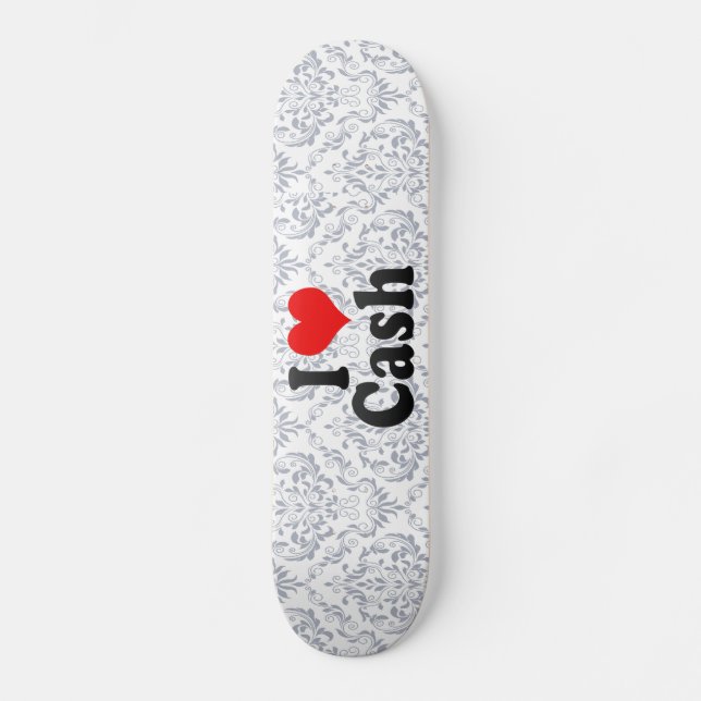 Liebe I Bargeld Skateboard (Vorderseite)