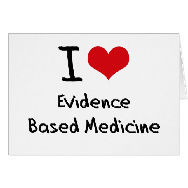 Liebe I Beweis basierte Medizin (Vorderseite (Horizontal))
