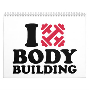 Liebe I Bodybuilding Barbells Kalender