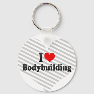 Liebe I Bodybuilding Schlüsselanhänger