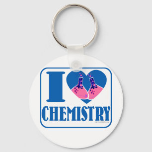 Liebe I Chemie Schlüsselanhänger