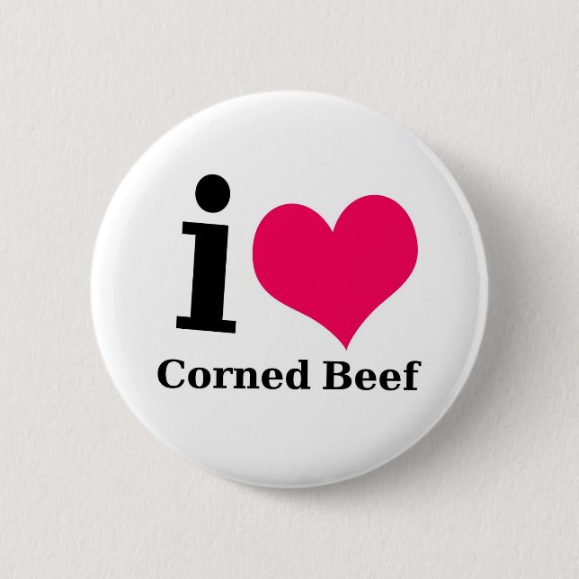 Liebe I Corned-Beef Button (Vorderseite)
