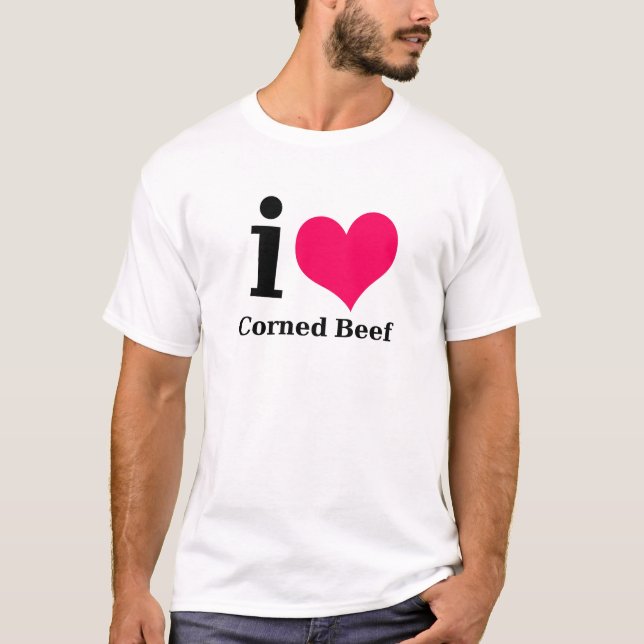 Liebe I Corned-Beef T-Shirt (Vorderseite)
