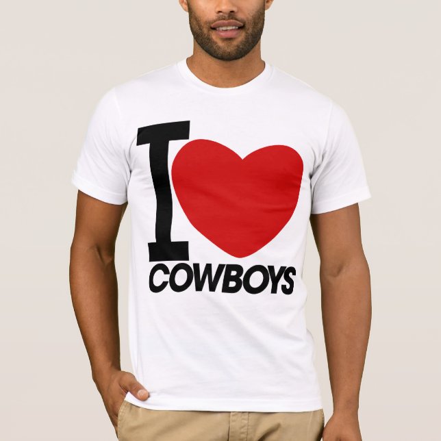 Liebe I Cowboy-T - Shirt (Vorderseite)