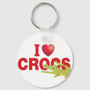 Liebe I crocs Schlüsselanhänger