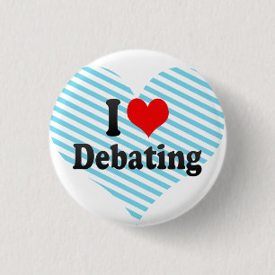Liebe I Debattieren Button