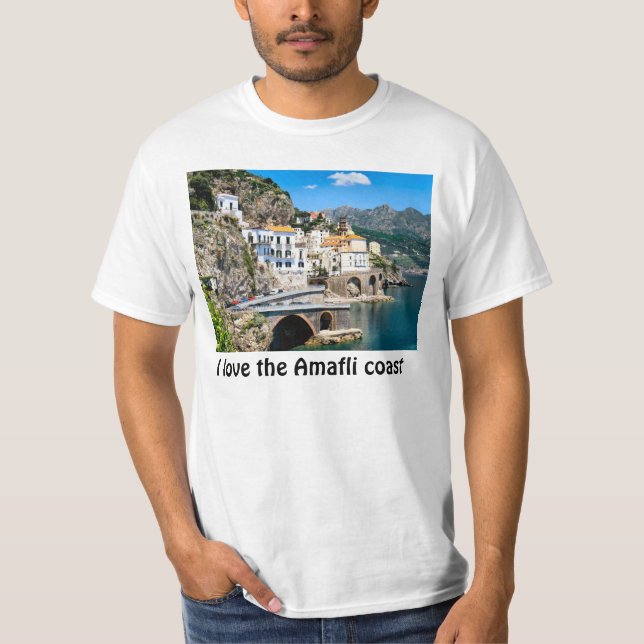 Liebe I die Amalfi-Küste T-Shirt (Vorderseite)