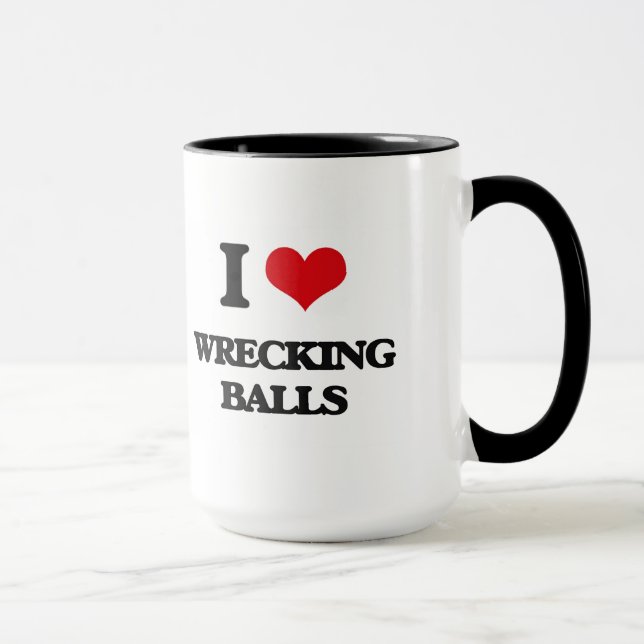 Liebe I, die Bälle ruiniert Tasse (Rechts)