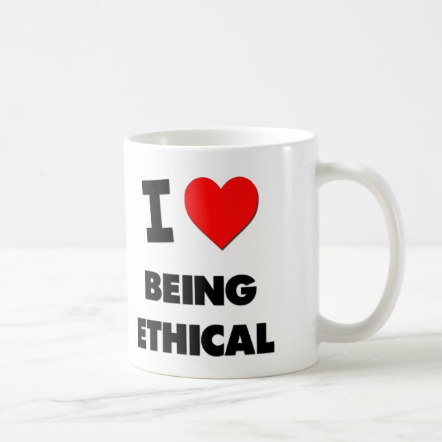 Liebe I, die ethisch ist Kaffeetasse (Rechts)