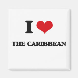 Liebe I die Karibischen Meere Magnet