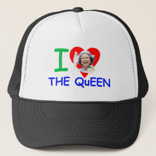 Liebe I die Königin - Königin Elizabeth II Truckerkappe