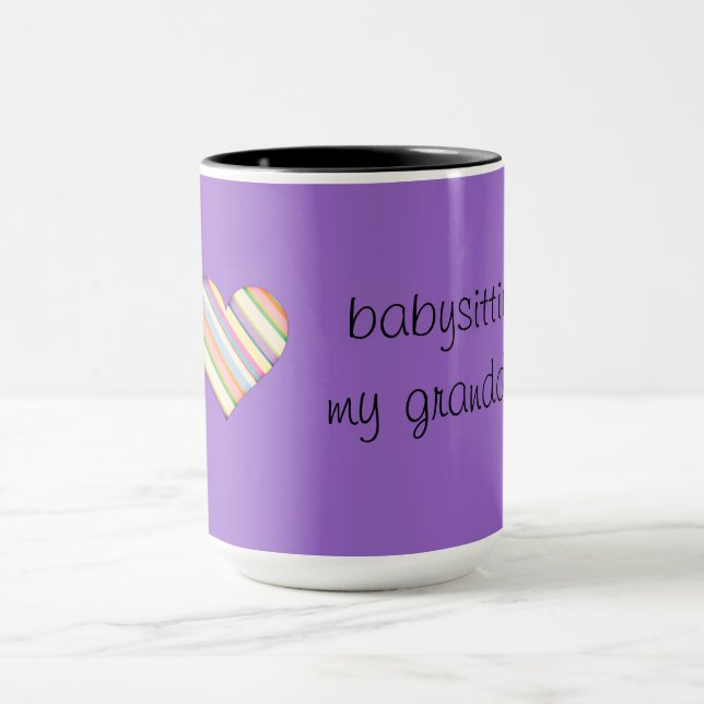 Liebe I, die mein granddog - Tasse babysitting ist (Zentrum)