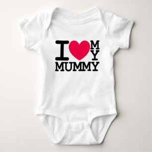 Liebe I, die meine Mamamamamamma-Babykinder Baby Strampler