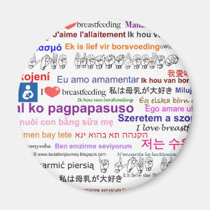 Liebe I, die multi Sprache stillt Magnet