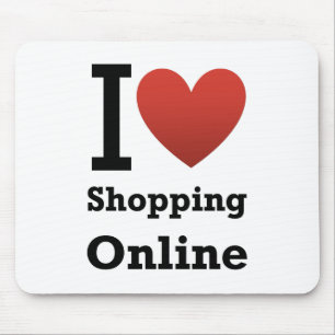 Liebe I, die online kauft Mousepad