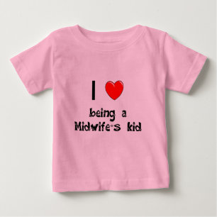 Liebe I, die T - Shirt einer Hebamme Kinderist-