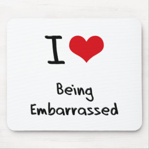 Liebe I, die verlegen ist Mousepad