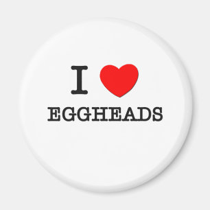 Liebe I Eggheads Magnet