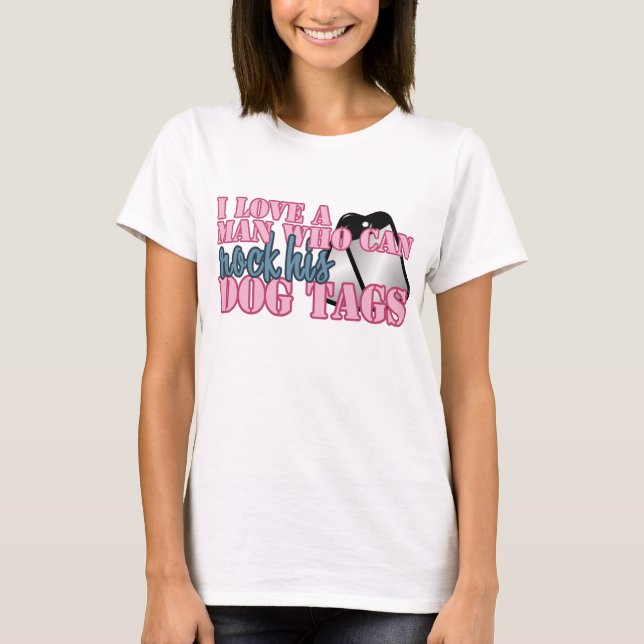 Liebe I ein Mann, der kann T-Shirt (Vorderseite)