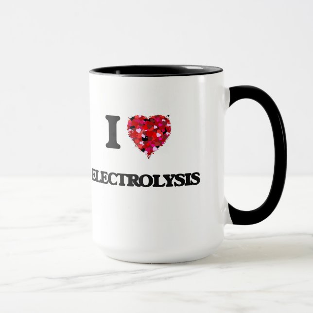 Liebe I ELEKTROLYSE Tasse (Rechts)
