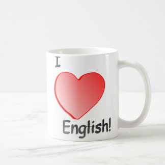 Liebe I Englisch-Tasse Kaffeetasse