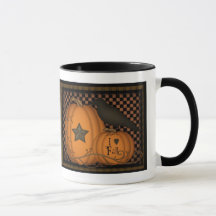 Liebe I Fall-Kürbis-Krähen-Tasse