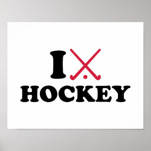 Liebe I Feldhockey Poster