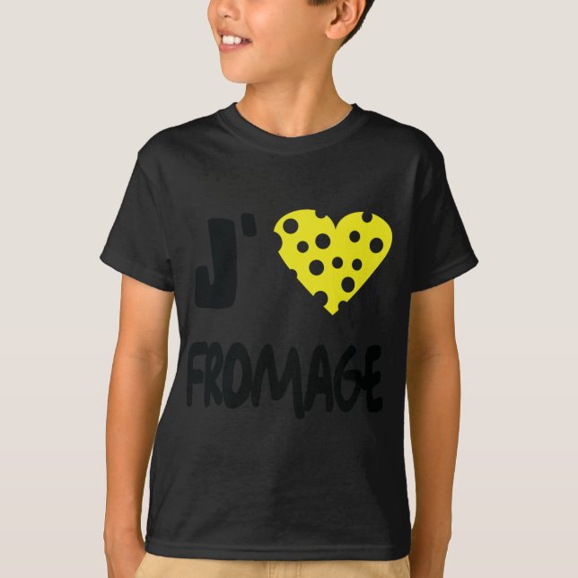 Liebe I fromage Ikone T-Shirt (Vorderseite)