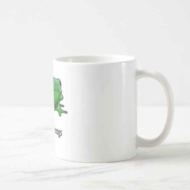 Liebe I Frösche Kaffeetasse (Rechts)