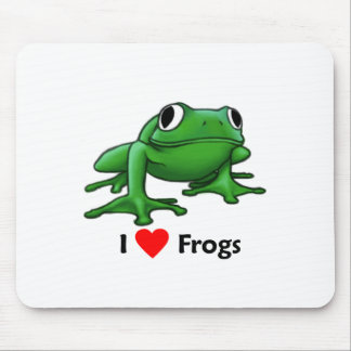 Liebe I Frösche Mousepad
