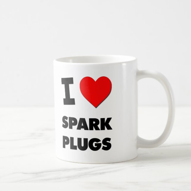 Liebe I Funken-Stecker Kaffeetasse (Rechts)