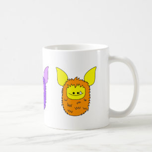 Liebe I Fuzzlings Tasse - Trio von Fuzzlings