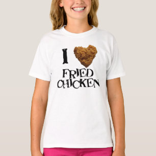 Liebe I gebratenes Huhn-T - Shirt