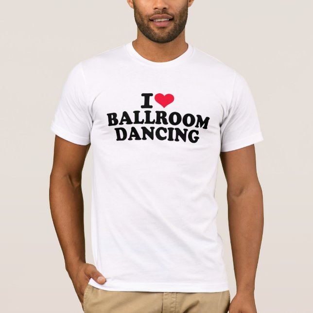 Liebe I Gesellschaftstänze T-Shirt (Vorderseite)