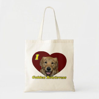 Liebe I goldene Retriever Tragetasche
