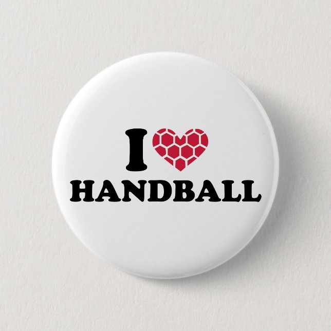 Liebe I Handball Button (Vorderseite)