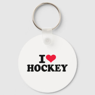 Liebe I Hockey Schlüsselanhänger