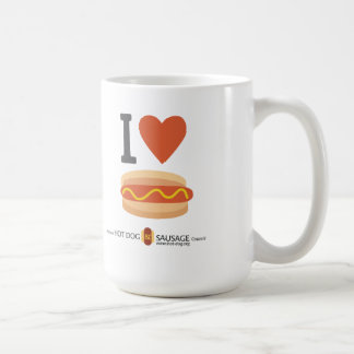 Liebe I Hotdogs Kaffeetasse