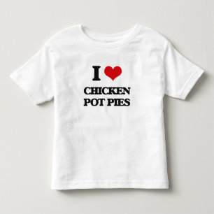 Liebe I Huhn-Topf-Torten Kleinkind T-shirt