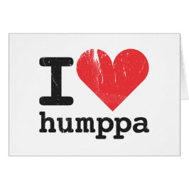 Liebe I Humppa faltende Karte